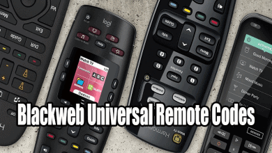 blackweb universal remote codes