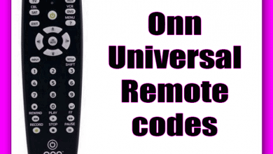 onn universal remote codes