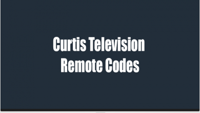 Curtis Television Remote Codes