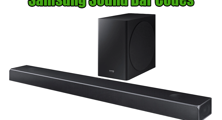 Samsung Sound Bar Codes