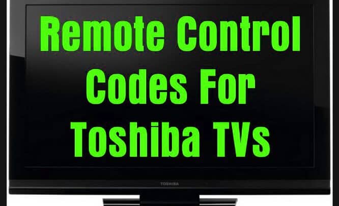 toshiba universal remote codes
