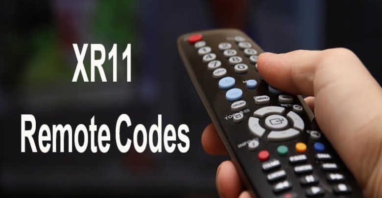 XR11 Remote Codes