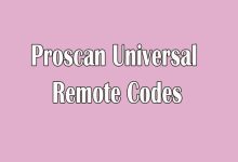 Proscan Universal Remote Codes