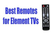 Best Remotes for Element TVs
